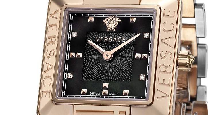 versace square watch